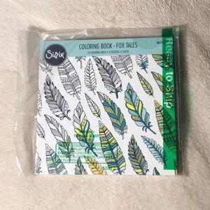 Sizzix Fox tails coloring book
